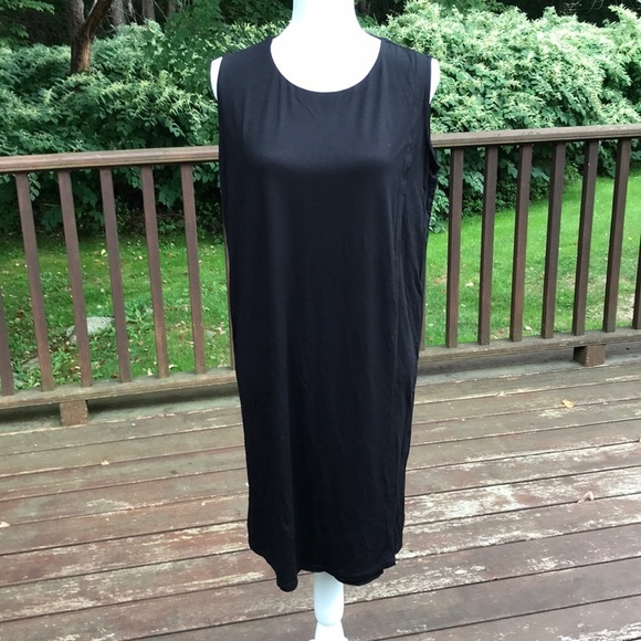 Eileen Fisher Dresses & Skirts - NWT! Eileen Fisher S/P black crew neck float dress